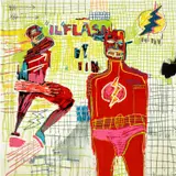 Jean-Michel Basquiat, Flash in Naples, from Superhero Portfolio, 1982-87/2022, Screenprint in colours, on Saunders Waterford paper, the full sheet