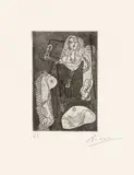 Pablo Picasso, Femme au fauteuil (Woman in Armchair), from Picasso Œuvres 1920-1926 (Bl. 56, Ba. 99, C. 15)