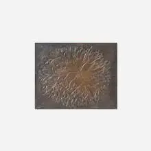 Ruth Asawa, Untitled (Flower), 1979, cast bronze relief