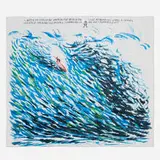 Raymond Pettibon, WOW (Works on Whatever) Project Beach Towel, 2009, digital print on brushed cotton towel