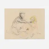 John Altoon, Untitled, 1966, pastel and graphite on paper