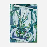 Karl Stanley Benjamin, Sansevieria Plant, 1951, pastel on paper