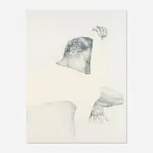 Anthony Goicolea, Untitled, 2018, graphite and oil on Mylar laid to Dibond