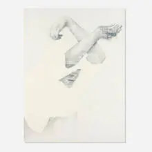 Anthony Goicolea, Untitled, 2018, graphite and oil on Mylar, mounted on dibond