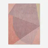 Mark Barrow and Sarah Parke, CMYK2, 2013, acrylic on hand-loomed linen