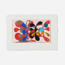Charles Arnoldi, Untitled, 1994, monoprint on handmade paper