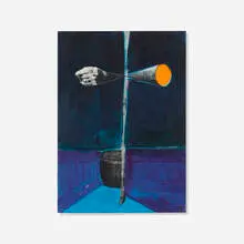 Untitled (GUT/0897/0871) by Gert & Uwe Tobias, 2008, acrylic and paper collage on paper, sold Aug 2025