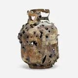 Lucien Smith, Untitled (Scrap Metal 4371), c. 2013, found steel tank