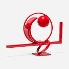 Jon Seeman, Untitled, 2010, enameled steel