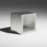 Matt Hope, Inverse Perfect Cube, 2005, steel