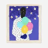 Atanda Quadri Adebayo, Holding On, 2021, acrylic on canvas