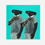 Wonder Buhle Mbambo, Masekuzokhanya, 2021, acrylic on canvas