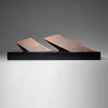 Beverly Pepper, Alpha, 1975, Cor-ten steel