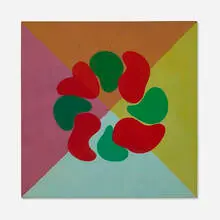 Paul Reed, Untitled #6, 1964, acrylic on canvas