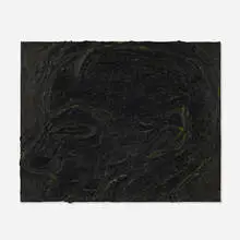 Lester Johnson, Head Facing West, 1962, oil on board