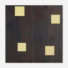 Patrick Wilson, Horsing Around, 1995, acrylic and pigment on canvas laid to panel