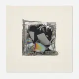 Larry Bell, SMS #84 (Small Mirage Study), 1991, mixed media on canvas
