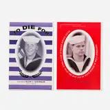 Donald Moffett and Marlene McCarty, In Honor of Allen R. Schindler posters (diptych), 1993, offset lithograph in colors