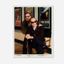 Howard Bragman and John Waters by Greg Gorman, C-print, sold Aug 2025