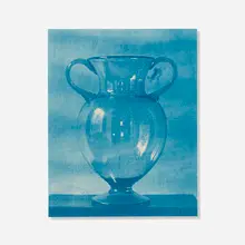18th Century Salon as Reflected in a 19th Century Vase, 1907 by McDermott & McGough, 1998, cyanotype, sold Aug 2025