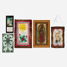Thomas Lanigan-Schmidt, Collection of five Virgin Mary works, 1979-81, mixed media collage