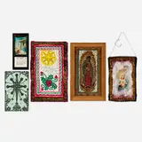 Thomas Lanigan-Schmidt, Collection of five Virgin Mary works, 1979-81, mixed media collage