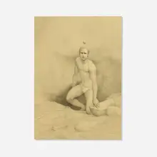 John Lear, Up From Below, 1982, graphite on paper