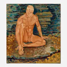 Limbo by Clement Edgar (Ted) Garrison Jr., 1959, oil on canvas, sold Aug 2025