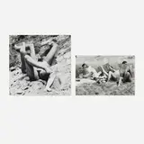 Hans Breder, Two works from Old Man's Creek, c. 1971, vintage gelatin silver print