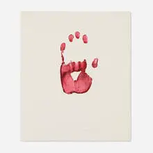 Hand by Louis le Brocquy, 1971, lithograph on handmade rag paper, sold Feb 2026