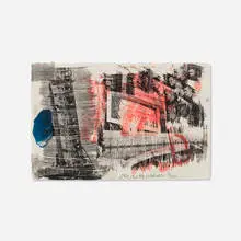 Robert Rauschenberg, Sub-Total (from the Stoned Moon series), 1971, lithograph in colors on BFK Rives
