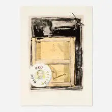 Jasper Johns, Souvenir, 1970, lithograph in colors