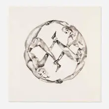 Francesco Clemente, Order and Disorder, 1991, spit bite aquatint