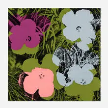 Andy Warhol, Flowers, 1970, screenprint on paper