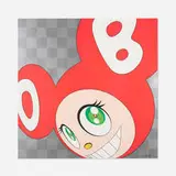 And then and then and then and then and then (Red) by Takashi Murakami, 1999, offset lithograph in colors, sold Feb 2026