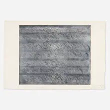Cy Twombly, Untitled II, 1967, intaglio with etching and open-bite with aquatint on J. Green handmade