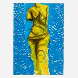 Jim Dine, Nine Views of Winter (7), 1985, woodcut in colors