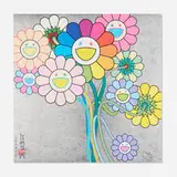 Korin and Warhol by Takashi Murakami, 2024, offset lithograph in colors with foil and high gloss varnish, sold Feb 2026