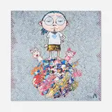 Kaikai, Kiki and Me by Takashi Murakami, 2013, offset lithograph in colors, sold Feb 2026
