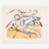 Sports (from the Sports entendre portfolio) by Salvador Dalí, 1973, lithograph in colors, sold Feb 2026