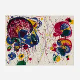 Sam Francis, Untitled (SF-20), 1963, lithograph in colors
