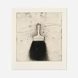 Jim Dine, Black Beard, 1972, etching on J. Green Mould Made