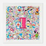 Many Things Await Beyond Anywhere Door (Dokodemo Door) by Takashi Murakami and Fujiko F. Fujio, 2019, offset lithograph in colors, sold Feb 2026