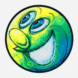 Kenny Scharf, Blimy, 2022, screenprint in colors, die-cut on Mohawk Super Fine UltraWhite