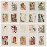 Salvador Dalí, Twenty works from the La divine comédie portfolio, 1960, wood engraving in colors on BFK Rives