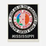 Robert Indiana, Mississippi (from the Decade portfolio)