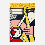 Roy Lichtenstein, Aspen Winter Jazz Poster, 1967, screenprint in colors