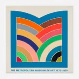 Frank Stella, Metropolitan Museum of Art Poster 1870-1970, 1970, screenprint in colors