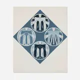Robert Indiana, The Brooklyn Bridge (from the Decade portfolio)
