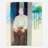 David Hockney, Prisoner, for Amnesty International, offset lithograph in colors